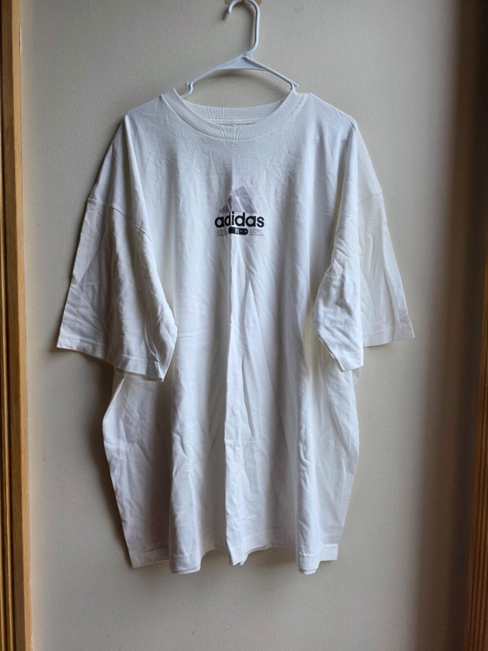 NWOT Adidas White Athletic T-Shirt Big & Tall Size XXL